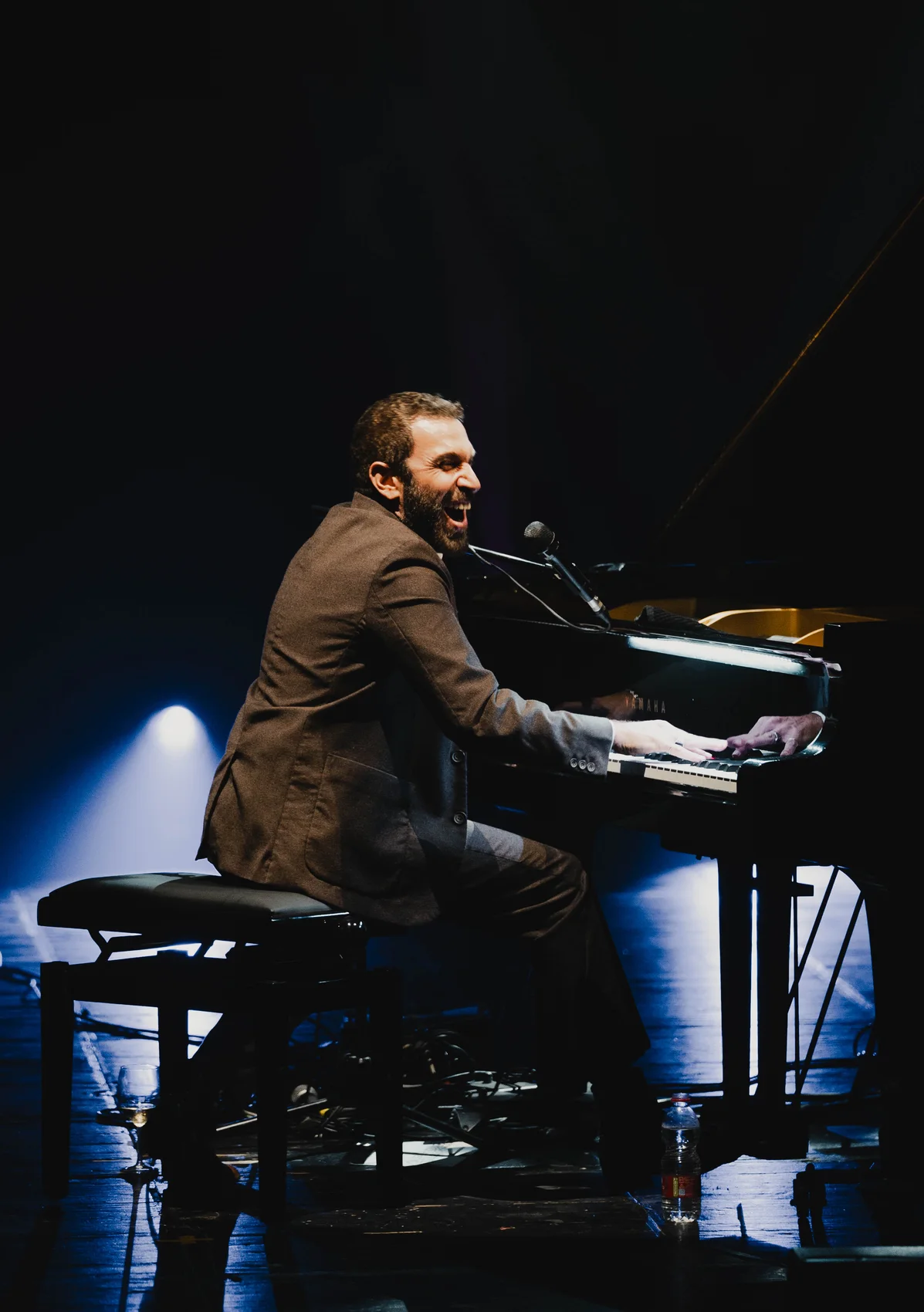 Shlomi Shaban performing at the piano