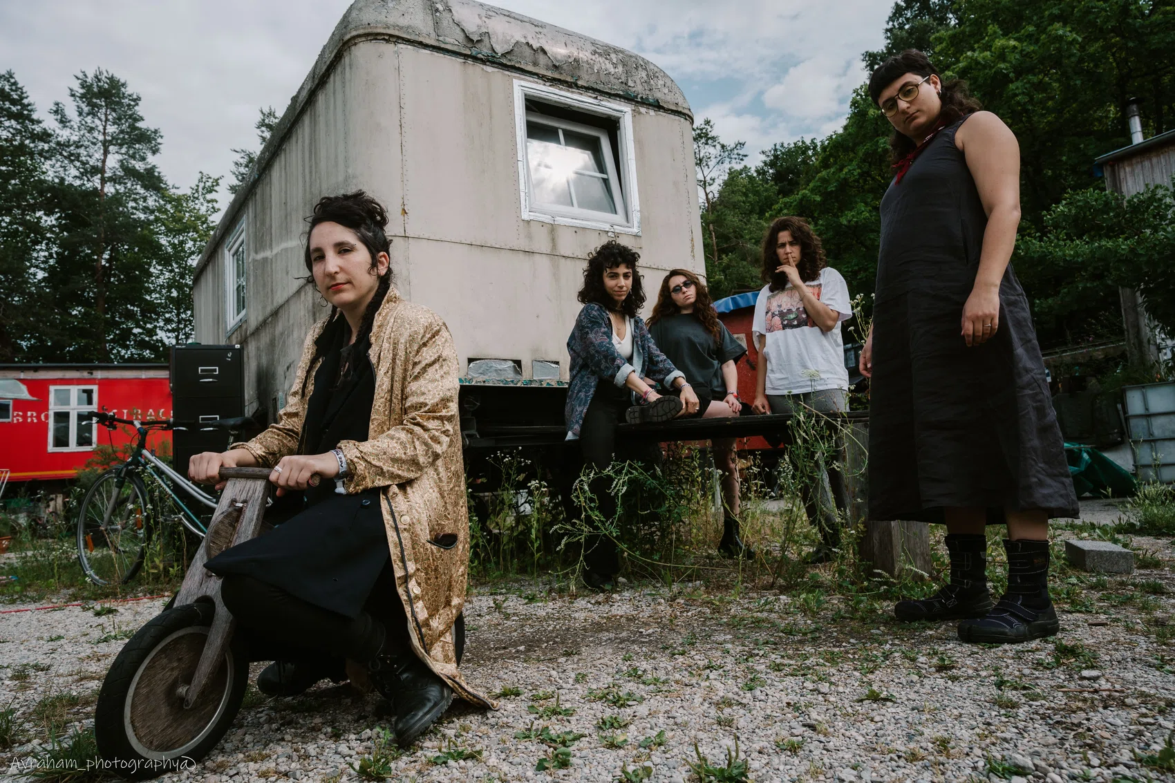 Hazeavot band portrait on location