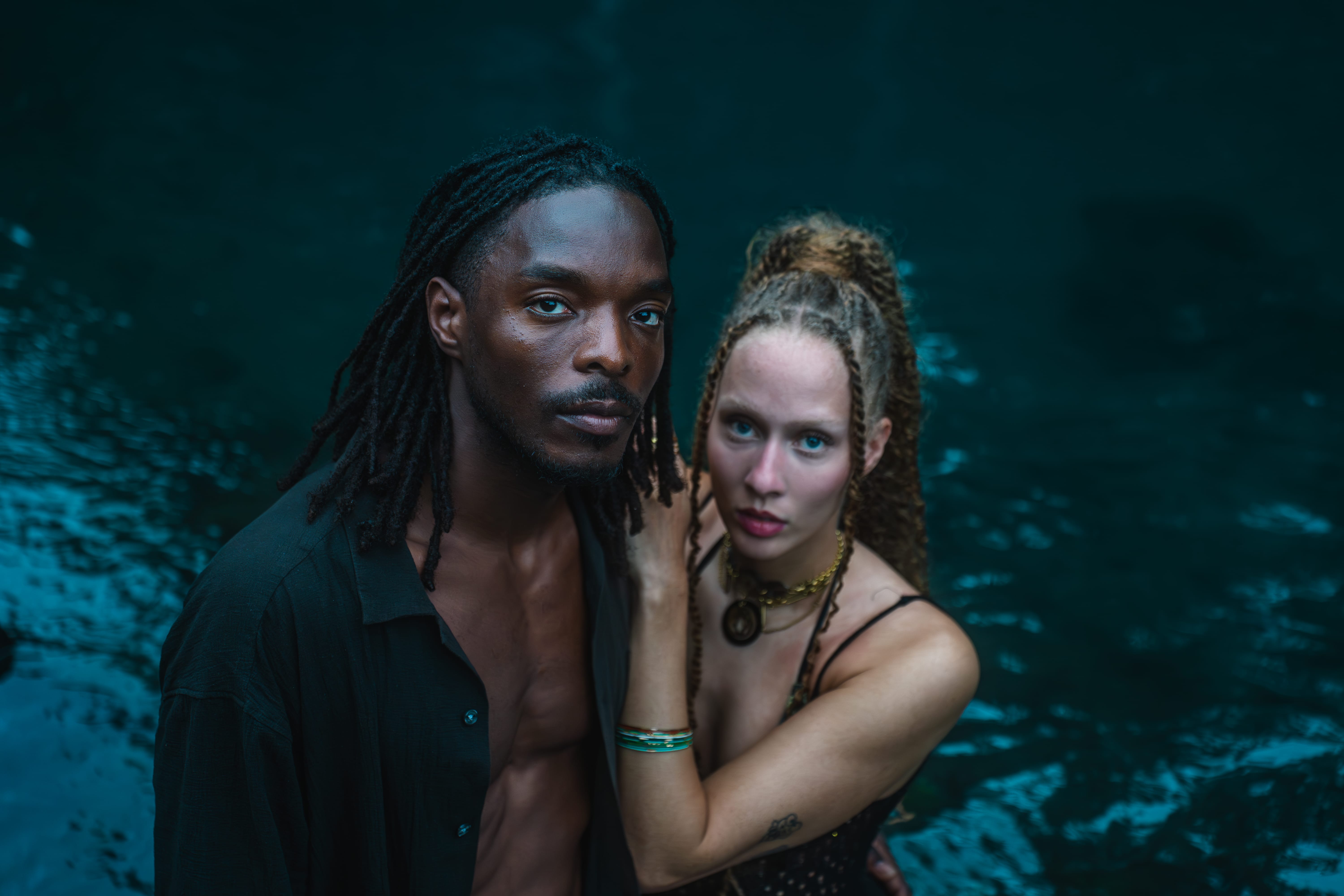 Water shoot couple