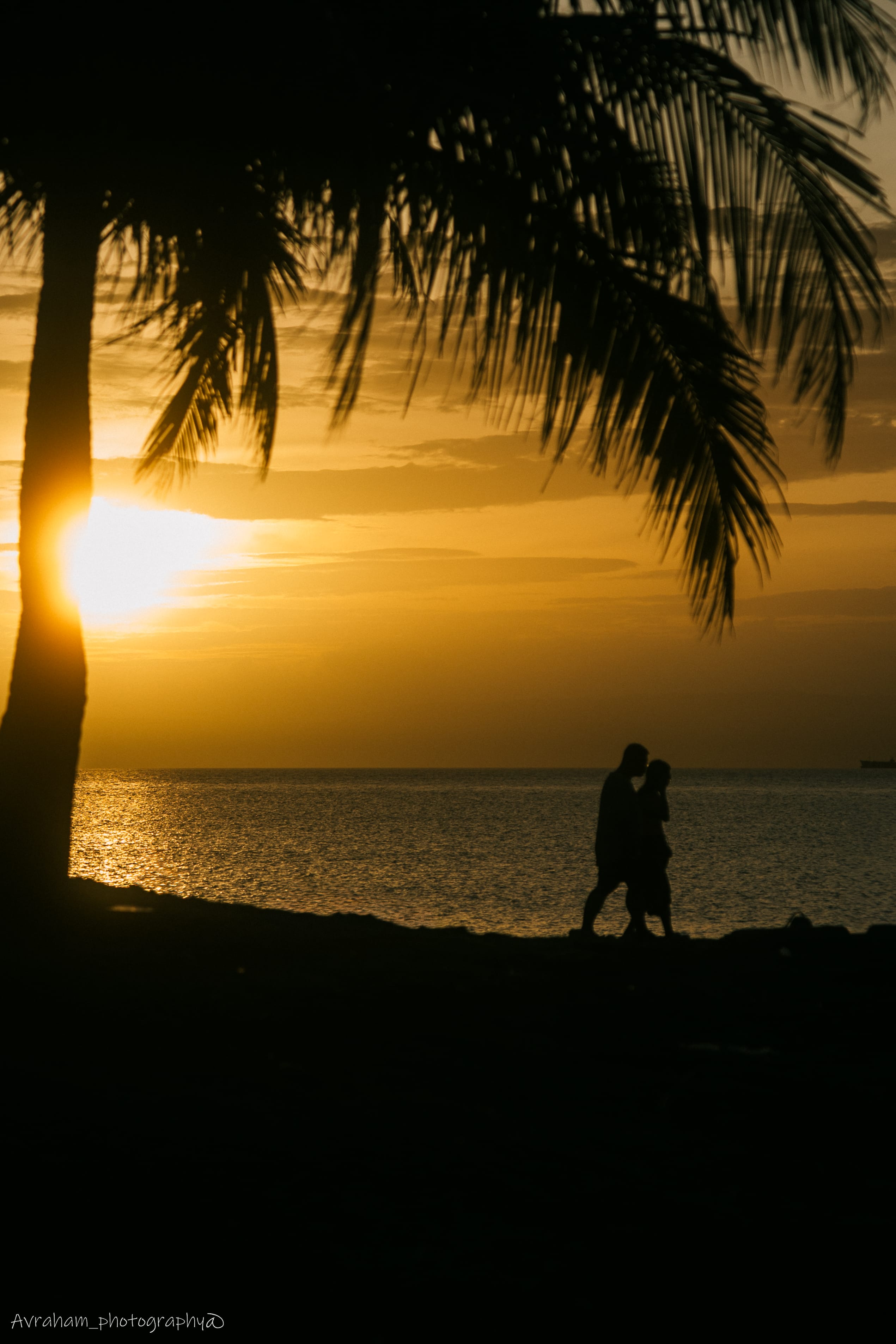 Sunset silhouette