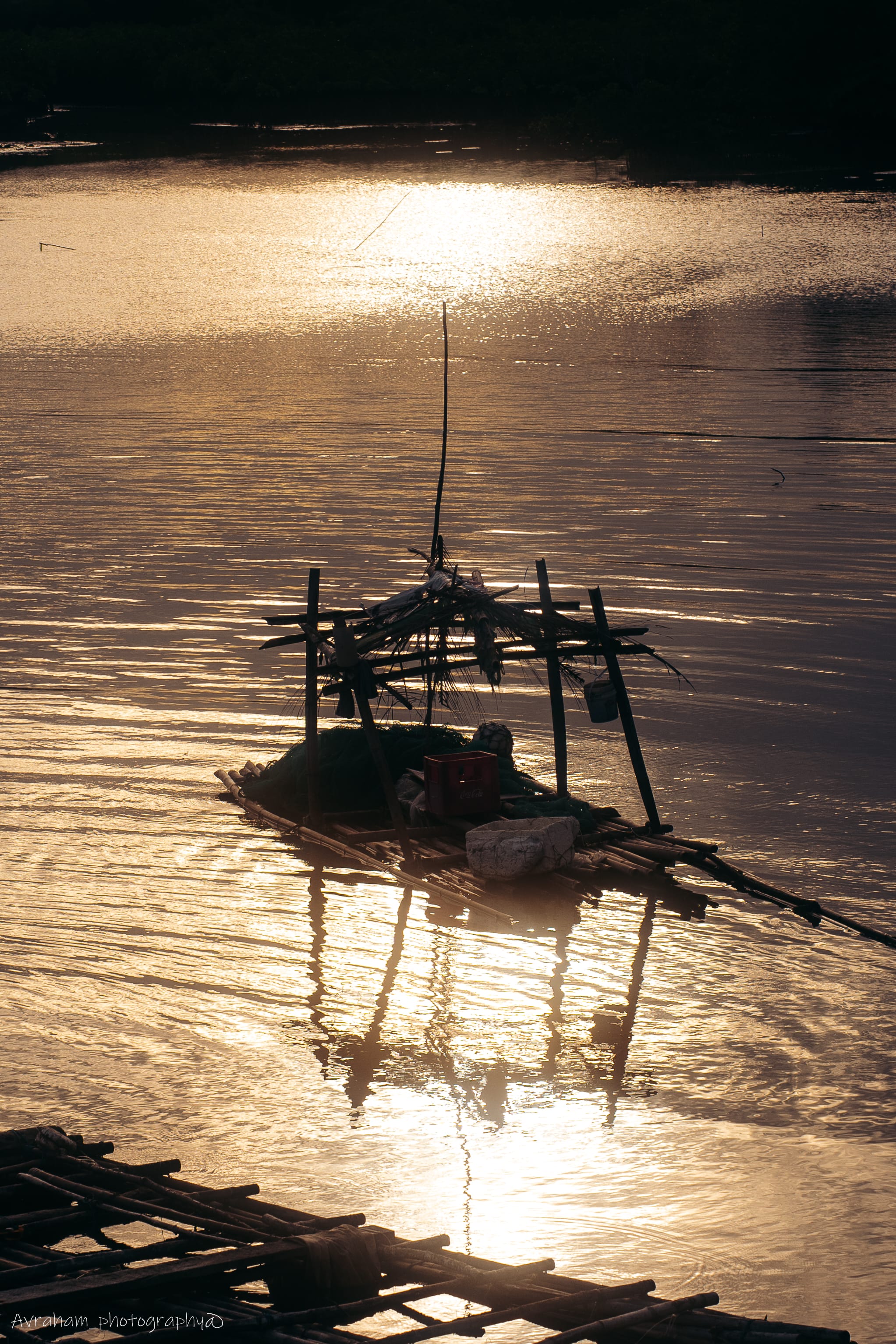 Sunset over water